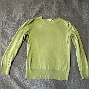 Boden Light Green Crew Neck Sweater size small